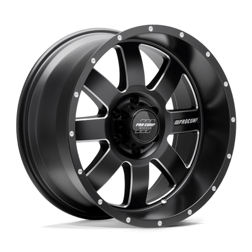 Pro Comp PXA73 20X10 5X5.0 S-BLK MILL -18MM Wheels