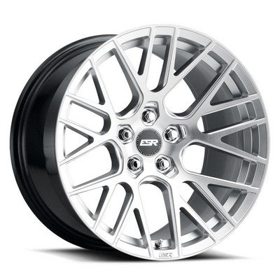 ESR Wheels 18X9.5 5X114.3 +35 72.56 BRUSHED HYPER SILVER RF11