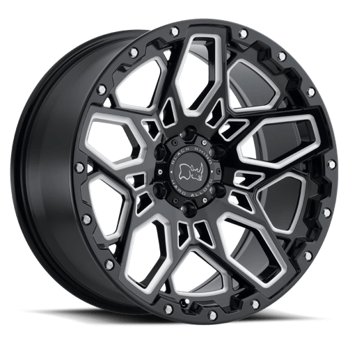 Black Rhino BRSHR 20X9.5 5X5.0 G-BLK-MILL -18MM Wheels