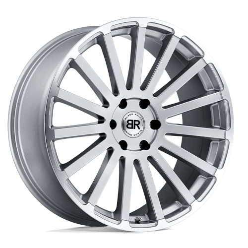 Black Rhino BRSPR 24X10 5X5.5 SLVR-MIR 25MM Wheels