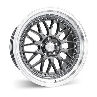 ESR Wheels SR01 GUNMETAL/MACHINE LIP 18x8.5 5X100 ET30 cb72.6