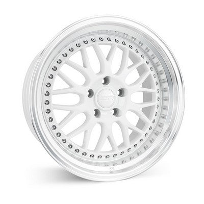 ESR SR01 Gloss White Machine Lip 19x9.5 CUSTOM et22 cb67.1
