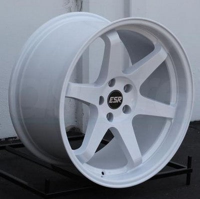 ESR Wheels 17X8.5 5X100 +30 72.56 FULL GLOSS WHITE SR07