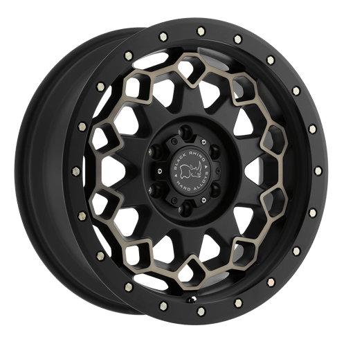 Black Rhino BRDMN 18X9 6X135 M-BLK-MCH-DDT-BRZBLT 12MM Wheels