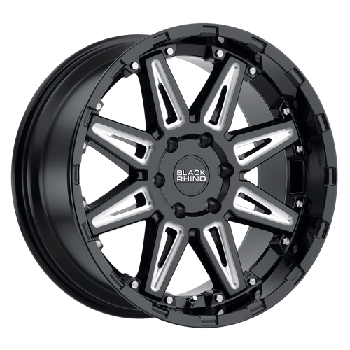 Black Rhino BRRSH 18X9.5 6X120 G-BLK-MILL 12MM Wheels