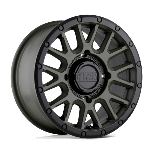 Black Rhino Powersports BULPZ 14X7 4X110 OD-GRN-BLK-LP 36MM Wheels