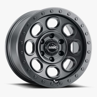 MVX VX80 Matte Black 17x9 6X135 et0 cb72.6