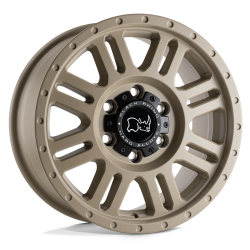 Black Rhino Hard Alloys YELLOWSTONE 17X8 6X130 +38 84 D-SAND Wheels