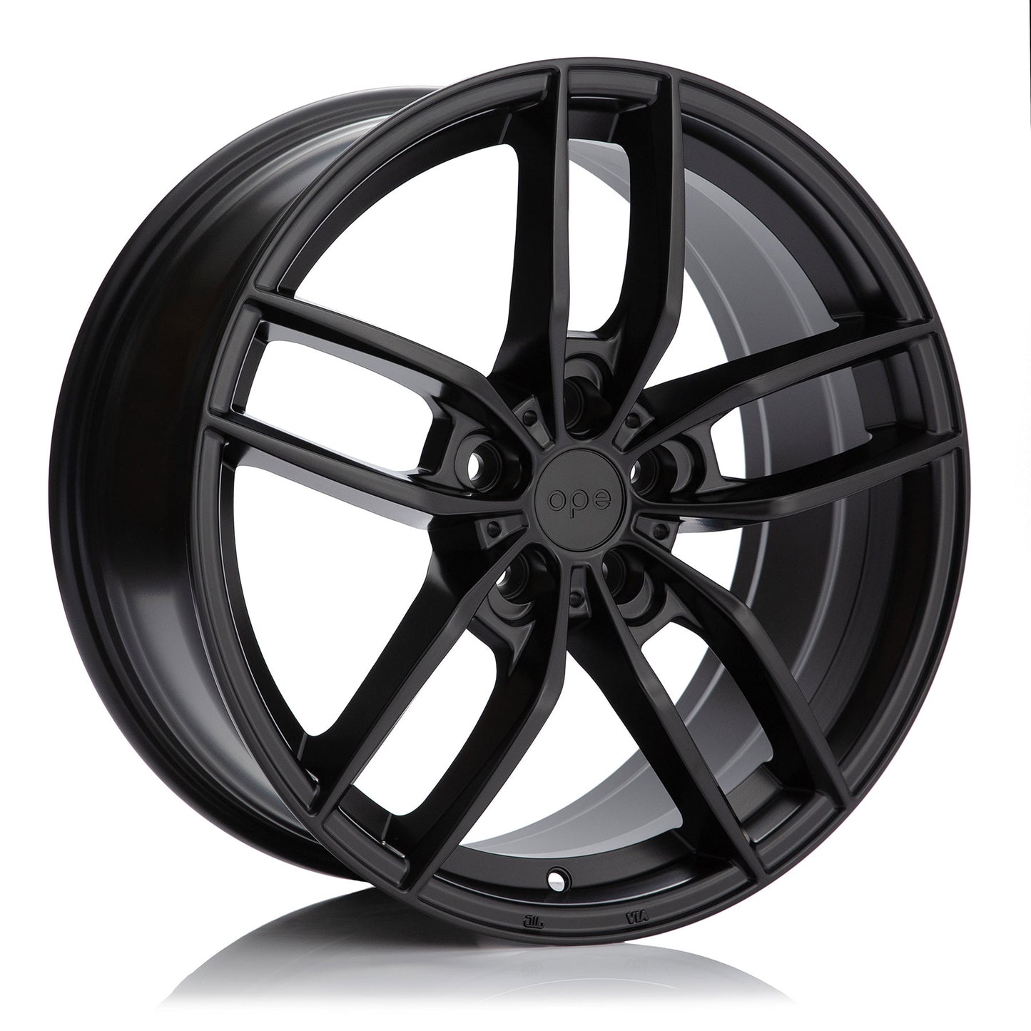 OPE Wheels Razer Style With MATT BLACK Finish | Size - 18x8.0 | PCD - 5x120 | Offset - 30 | Bore - 72.6