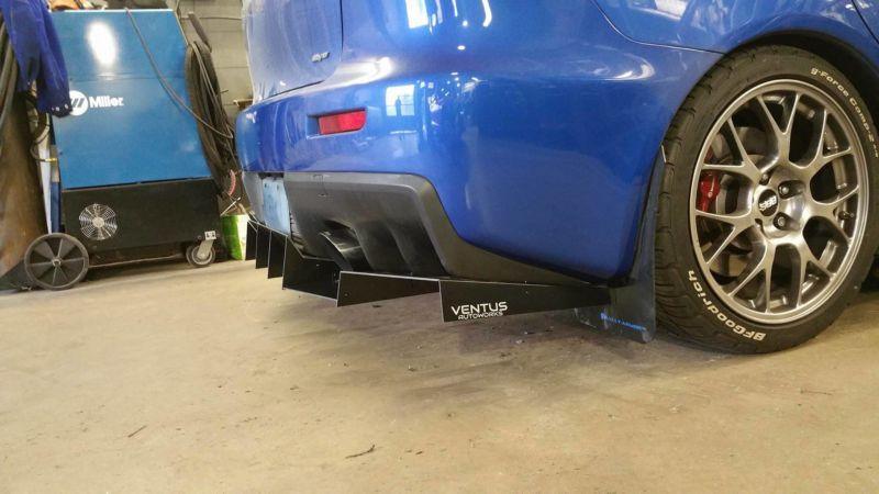 2007-2015 Mitsubishi EVO X FULL Rear Diffuser