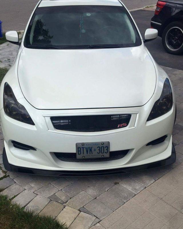 2008-2011 Infiniti g37 coupe Z-style bumper" Front Splitter" Ventus AutoWorks