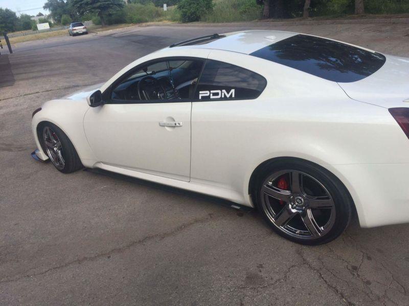 2008-2011 Infiniti g37 coupe Z-style bumper" Front Splitter" Ventus AutoWorks
