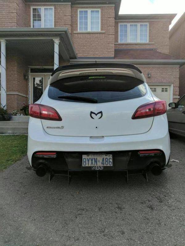 2010-2013 mazda 3/speed 3 full Rear Diffuser