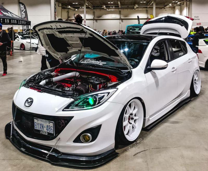 2010-2013 Mazda Speed3 MS lip/ bayson r lip" Front Splitter" Ventus AutoWorks