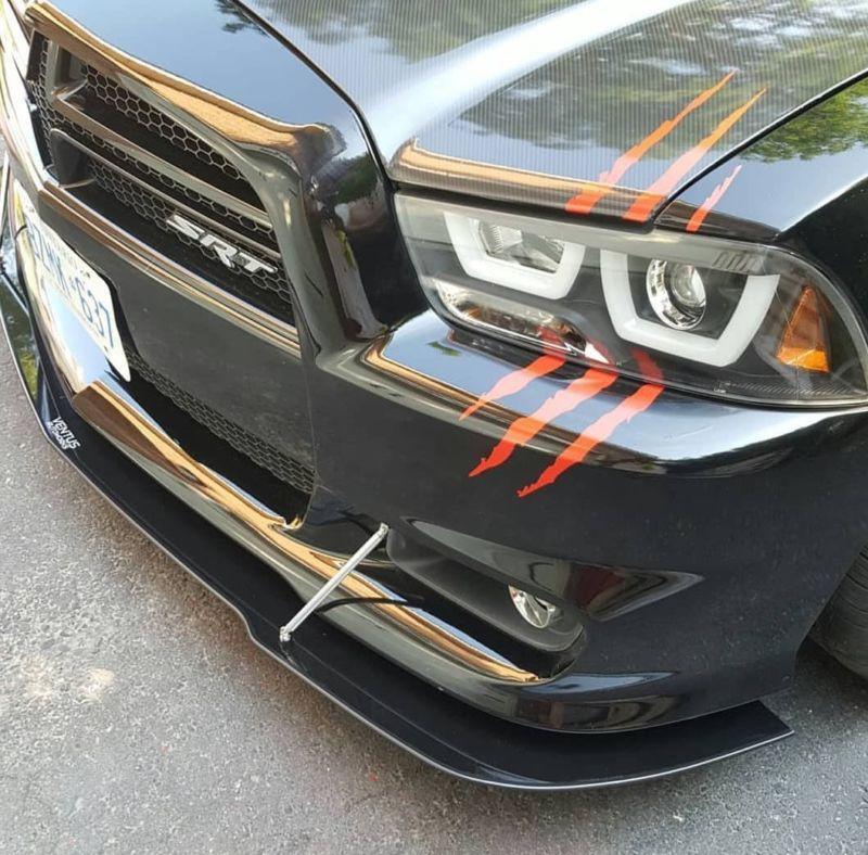 2011-2014 Dodge charger SRT8 SRT Front Splitter