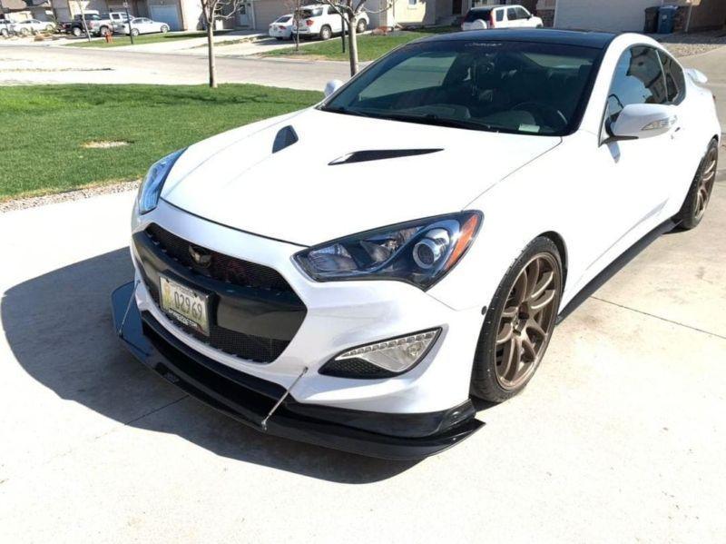 2013-2016 Hyundai genesis coupe KS style lip" Front Splitter"