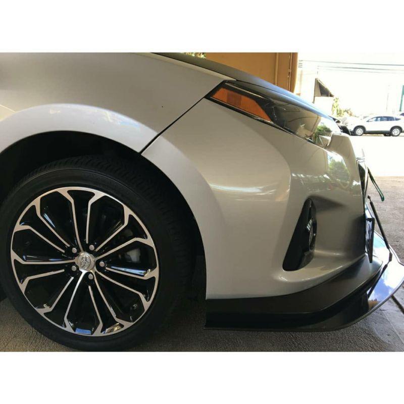 2014-2016 toyota corolla/corolla s ikon lip" Front Splitter"