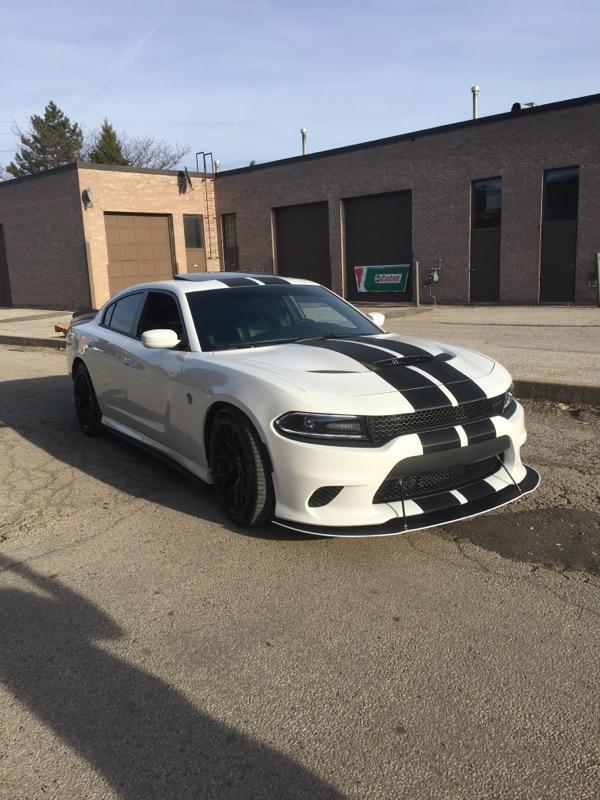 2015+ Dodge Charger SRT 392/HELLCAT/daytona 392/scat pack Front Splitter
