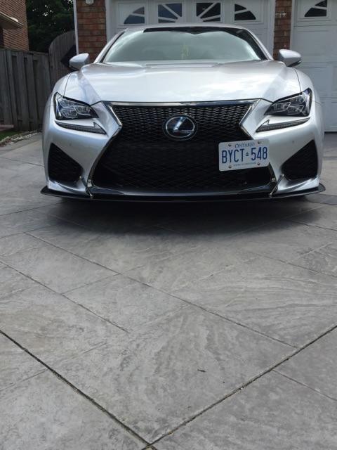 2015+ Lexus RCF Front Splitter  Too Fast Autoparts