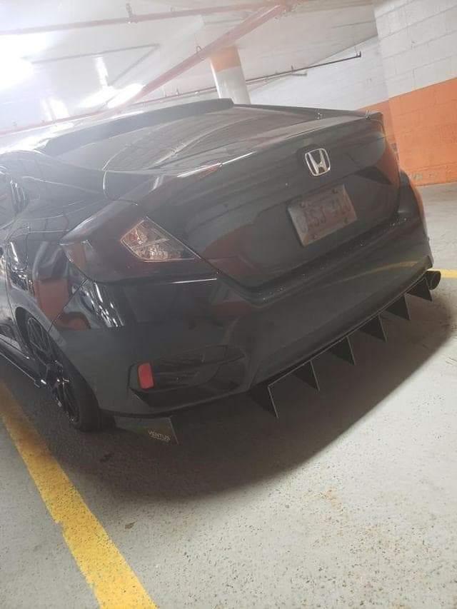 2016+ honda civic sedan Rear Diffuser Ventus AutoWorks