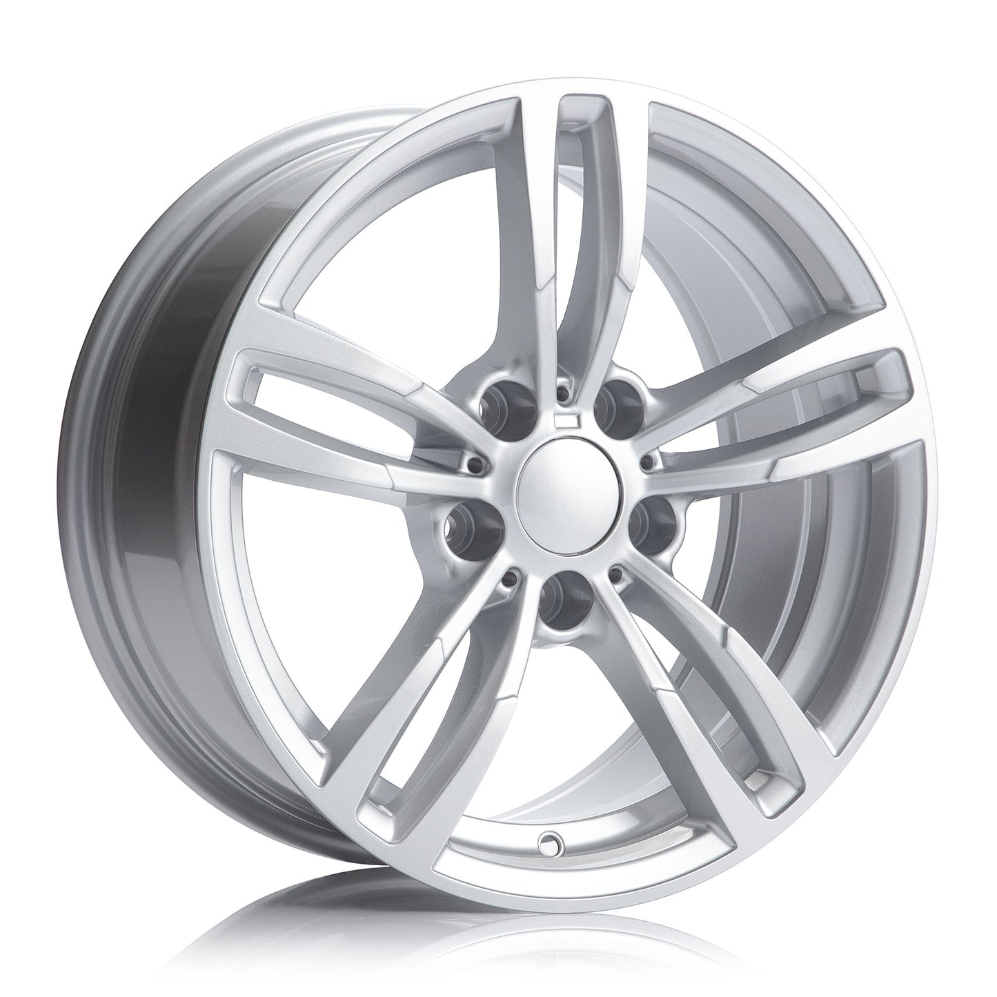 RS SILVER 19x8.5 5x120 Wheels - M4S-9-7225S*