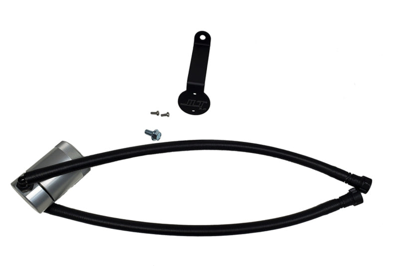 J&L 20-26 Chevy Silverado/GMC Sierra 2500/3500 6.6L Drivers Side Oil Separator 3.0 - Clear Anodi