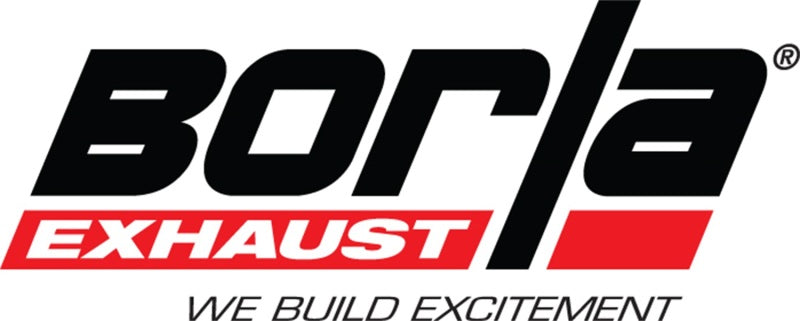 Borla 14 Silv/Sierra 1500 C/B S-Type Exhaust/2.75in Into Dual 2.25in Out 4in Tip Split Rear Exit