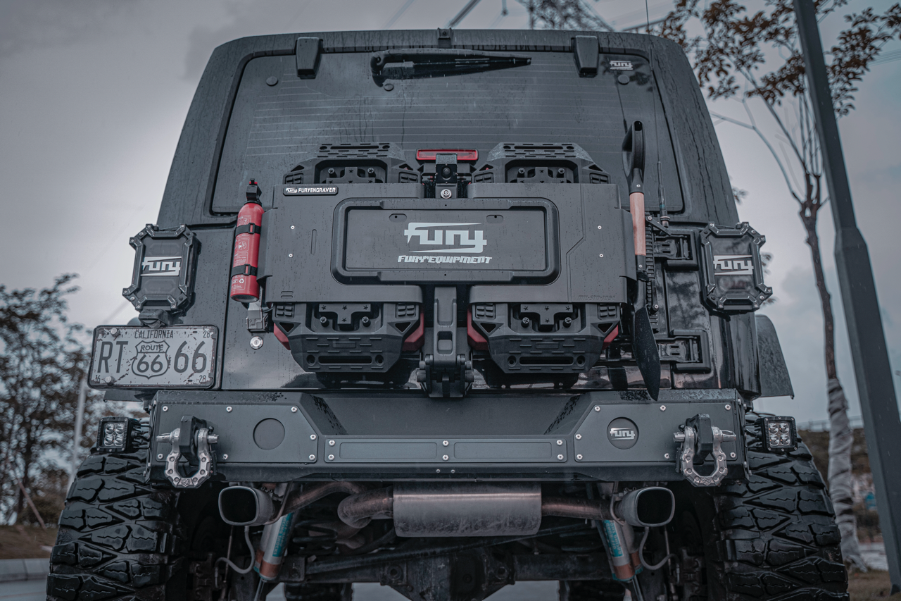 FuryGravity JK/JL TAILGATE EQUIPMENT INTEGRATED MODULE,GEN 1.0 - Storage & Organization - DW-JW-FG-2310-06