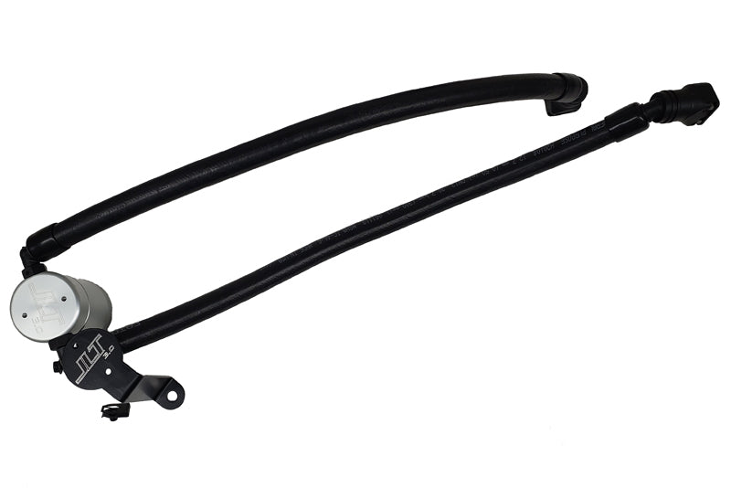 J&L 2020-2025 Ford Explorer 3.0L EcoBoost Oil Separator 3.0 Passenger Side - Clear Anodized