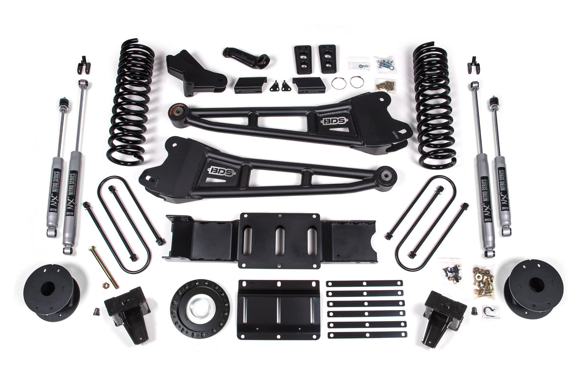 6 Inch Lift Kit w/ Radius Arm | Ram 3500 w/ Rear Air Ride (19-24) 4WD | Diesel