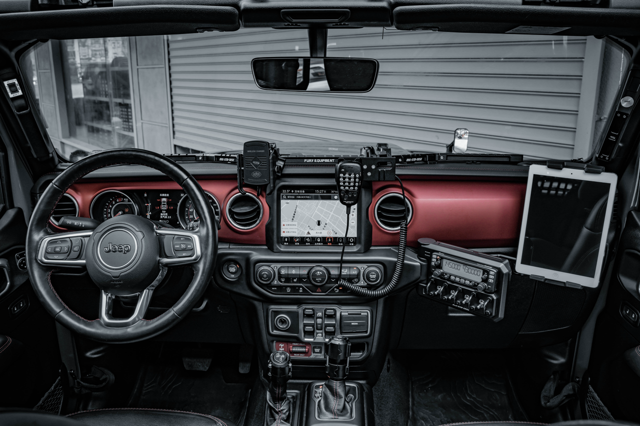 FuryGravity JL/JT DASH MOUNT KIT W/ HOLDER PACKAGE - Dash Mounts - DW-JW-FG-4217-12