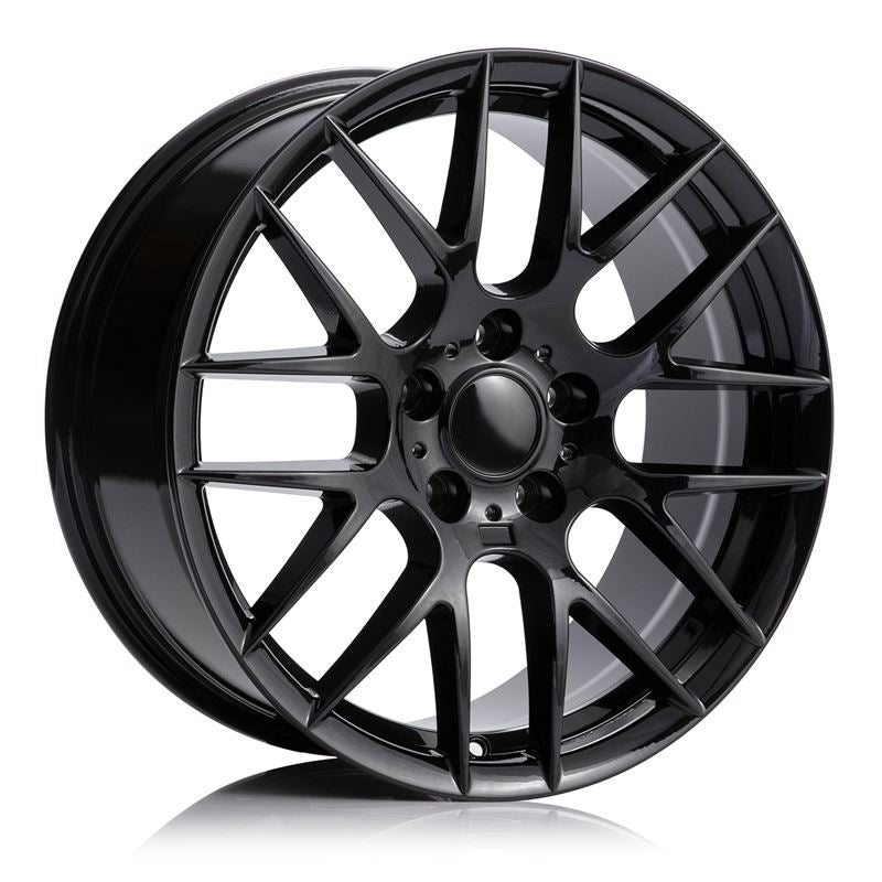 RS GLOSS BLACK 18x8.0 5x120 Wheels - BM04-8-7435GB*