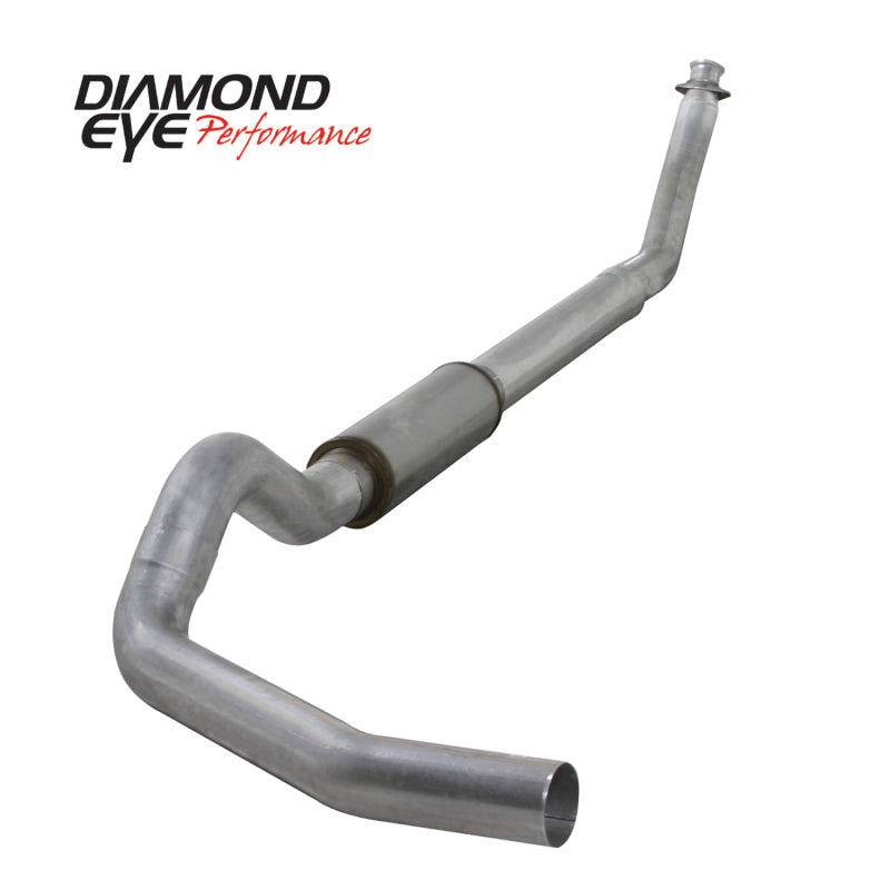 Diamond Eye KIT 5in Turbo Back SGL MFLR RPLCMENT PIPE AL: 94-02 DODGE CUMMINS 5.9L W/ RP #510220