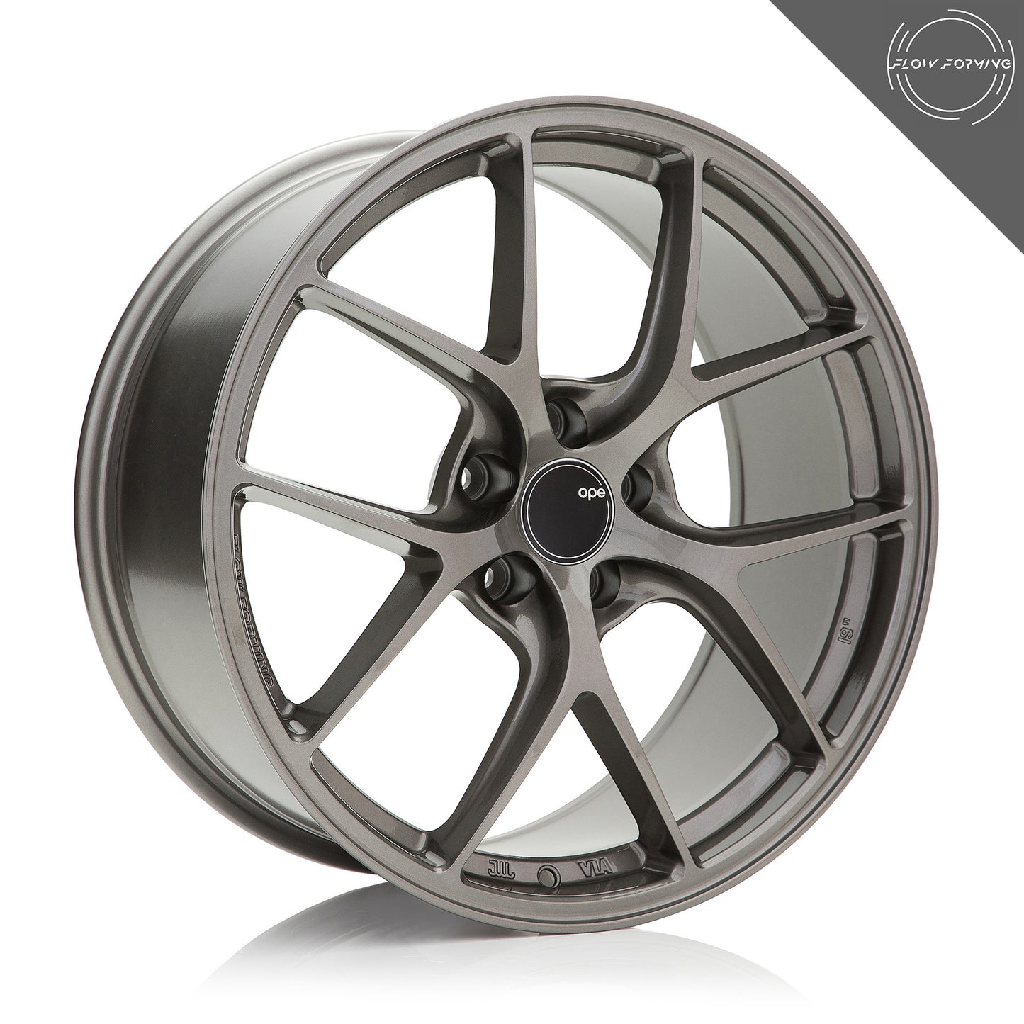 OPE Wheels FF02 Style With SONIC GREY Finish | Size - 19x8.5 | PCD - 5x114.3 | Offset - 35 | Bore - 73.1
