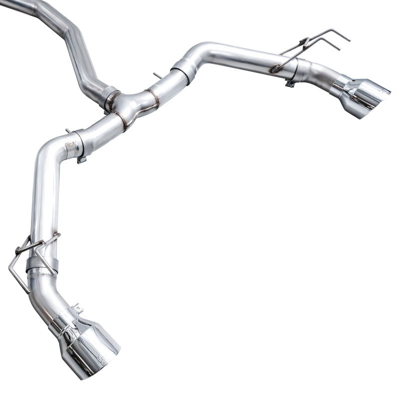 AWE Tuning 22+ Honda Civic Si/Acura Integra Track Edition Cat-Back Exhaust - Dual Chrome Silver Tips