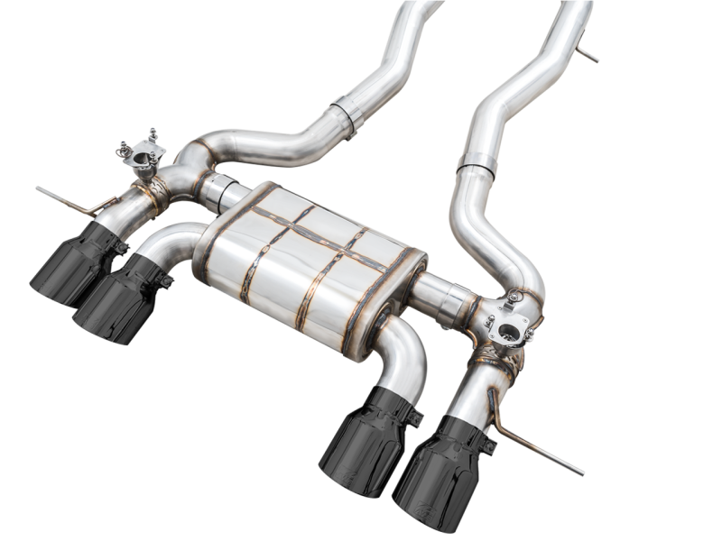 AWE Tuning SwitchPath Cat-Back Exhaust for BMW G8X M3/M4 - Diamond Black Tips