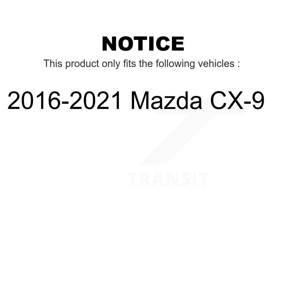 Air And Cabin Filters Kit For 2016-2021 Mazda CX-9 KFL-100862