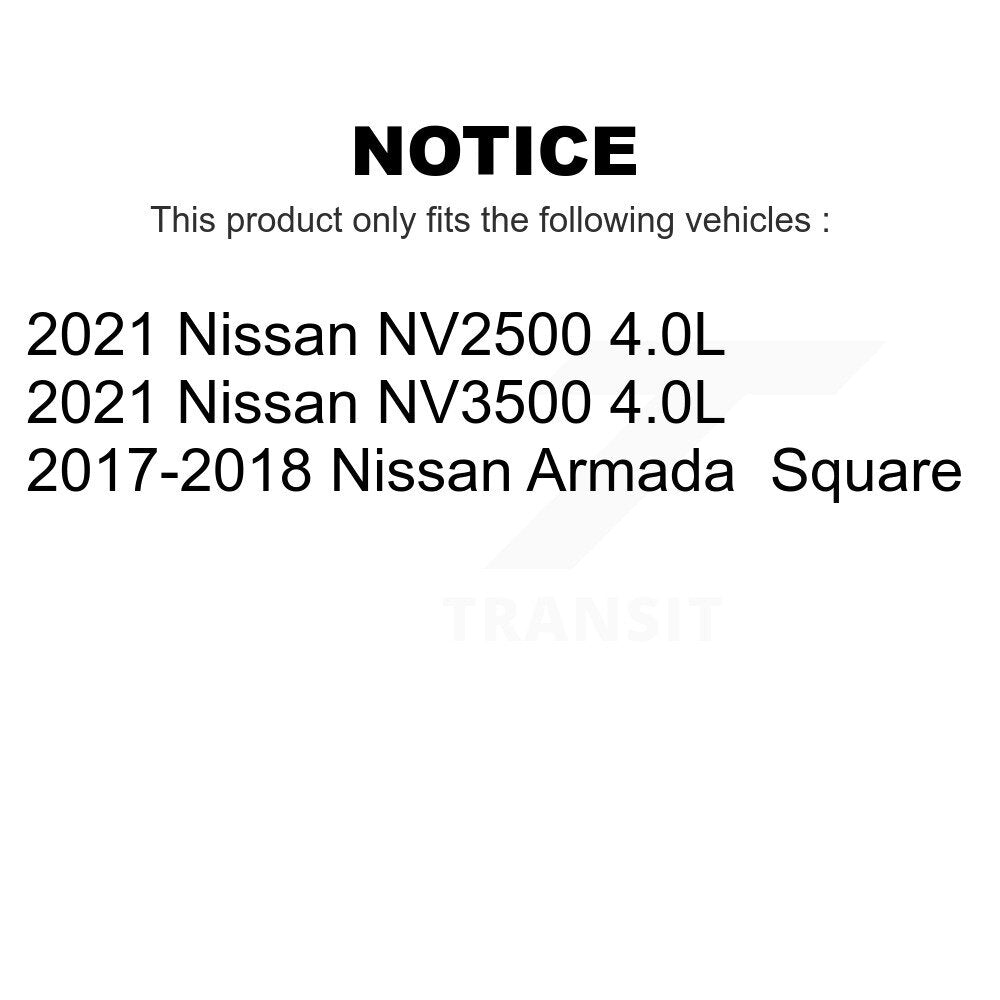 Air And Cabin Filters Kit For Nissan Armada NV2500 NV3500 KFL-100078