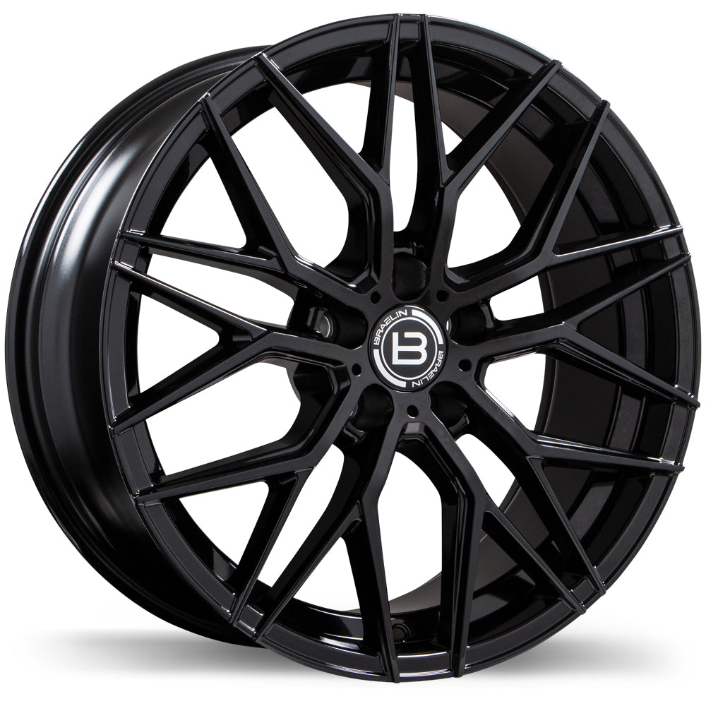 Braelin BR10 20x9.0 5x108mm +25 67.1mm BLK