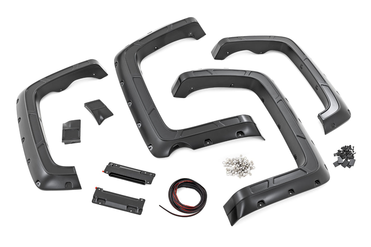 Defender Pocket Fender Flares | 5'9" Bed | Chevy Silverado 1500 (14-18)