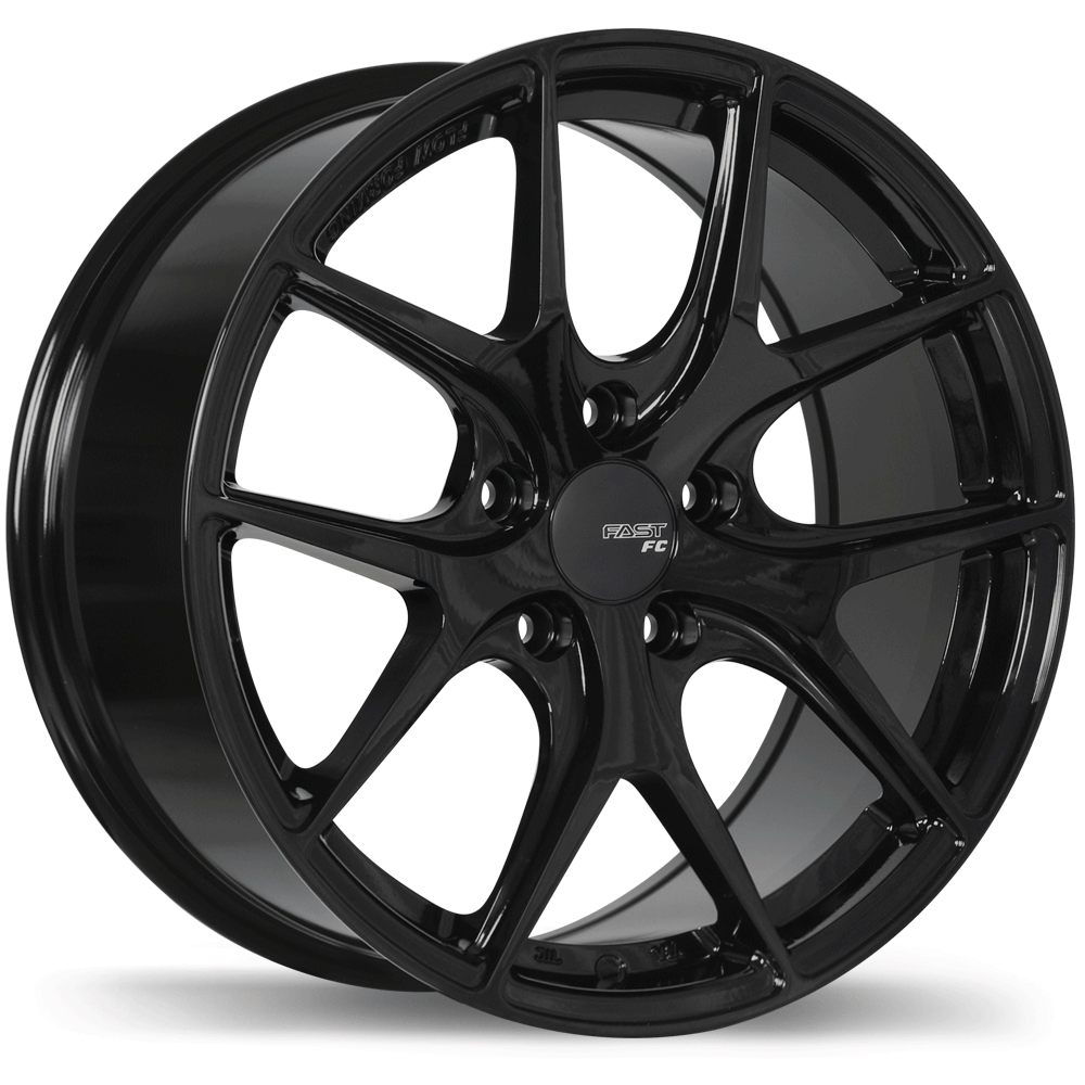 Fast Wheels FC04 19x9.5 5x114.3mm +35 72.6mm BLK / MET