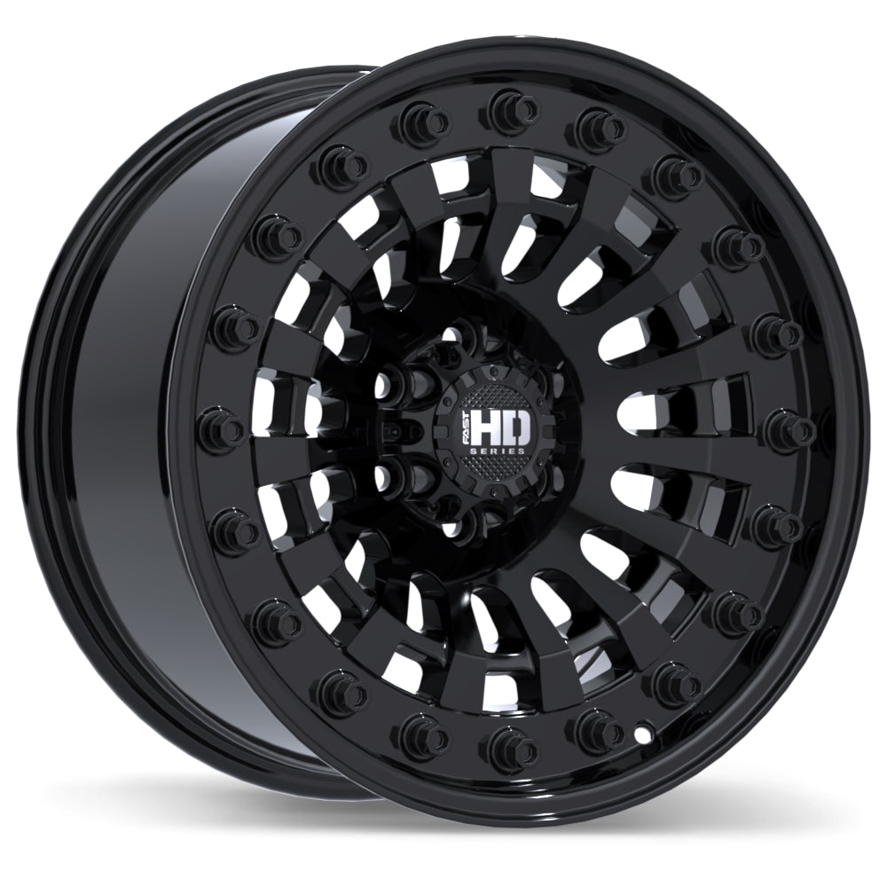 Fast HD Gloss Black Shred 18x9.0 6x120mm +0 67.1mm BLK