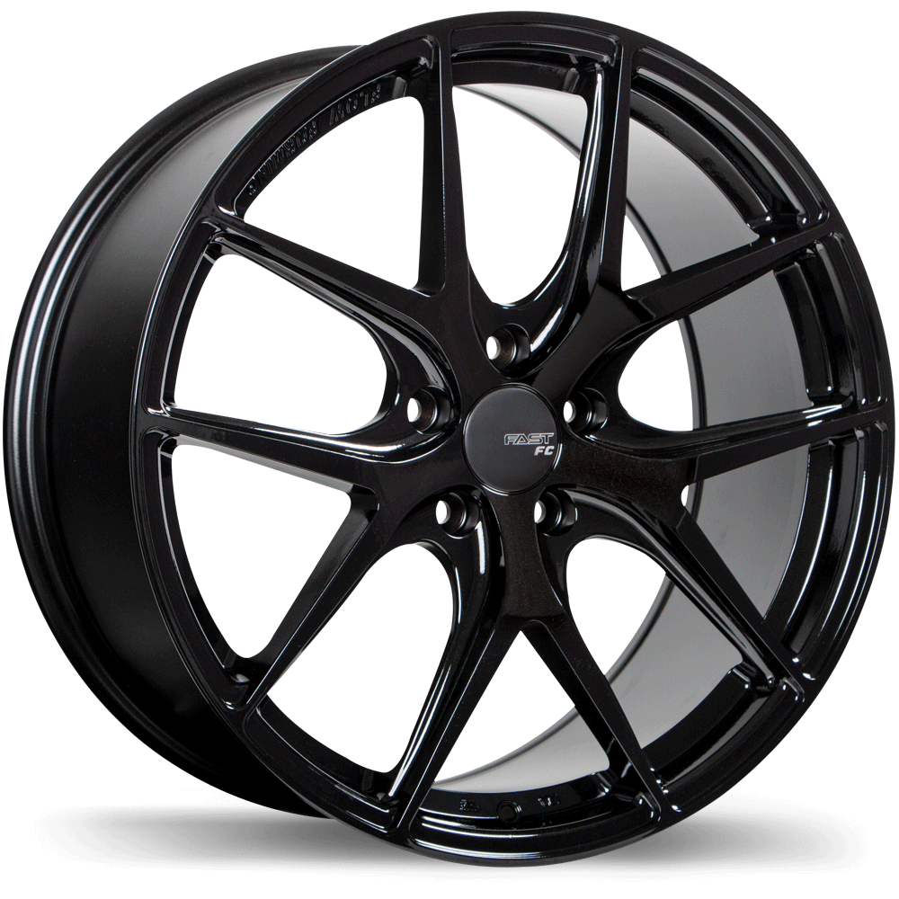 Fast Wheels FC04 19x8.5 5x112mm +35 72.6mm BLK / MET