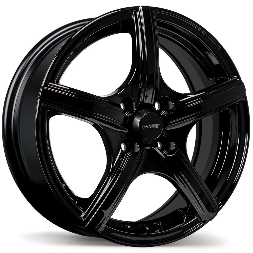Fast Wheels Jet 14x5.5 4x100mm +40 54.1mm BLK