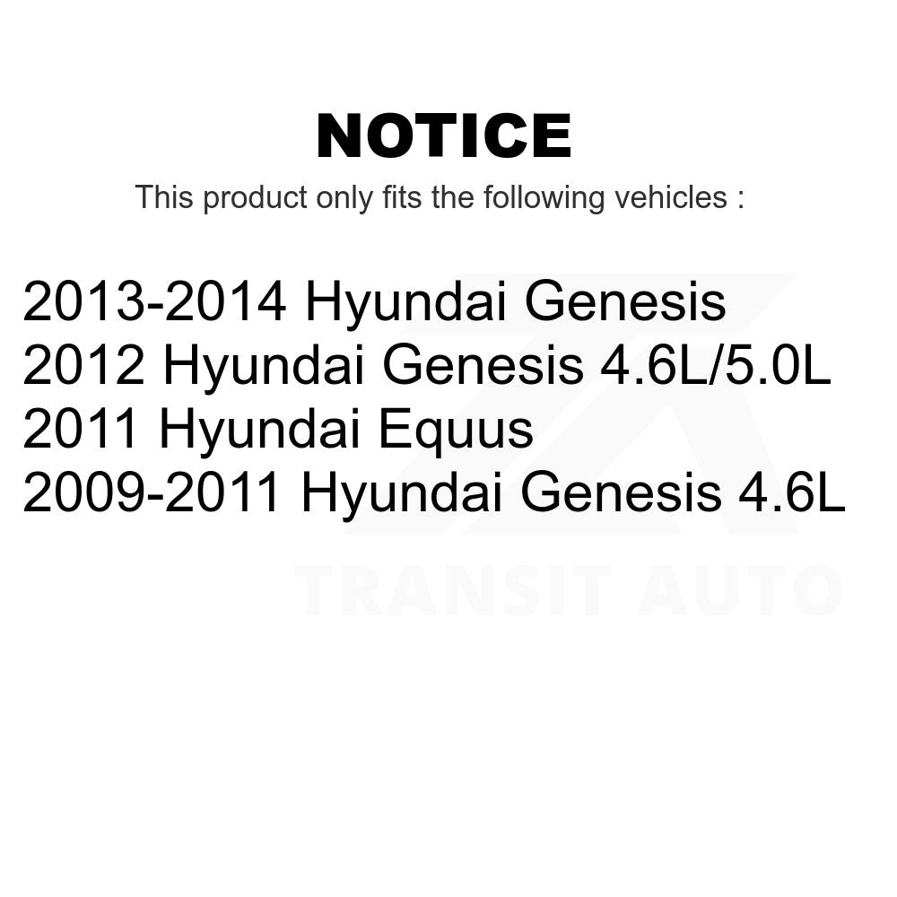 Front Ceramic Disc Brake Pads CMX-D1396 For Hyundai Genesis Equus