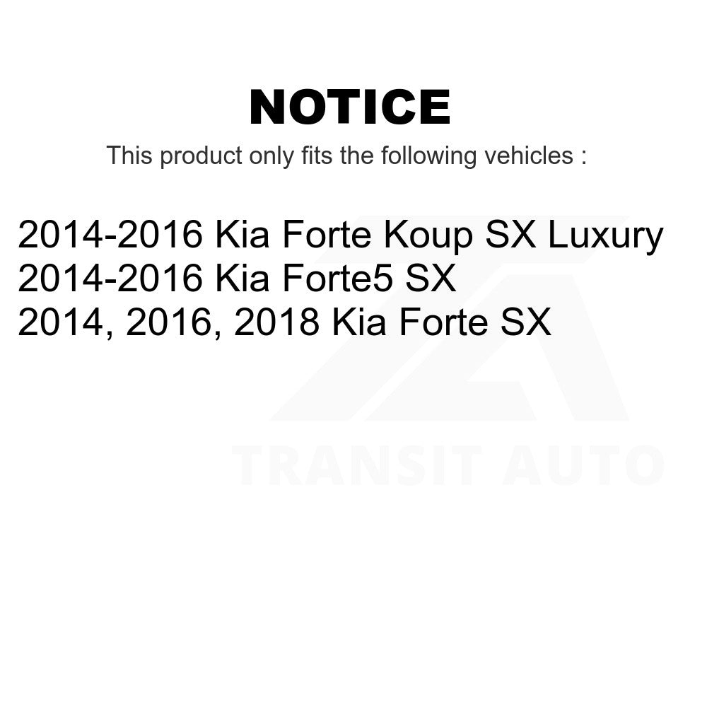Front Ceramic Disc Brake Pads CMX-D1735 For Kia Forte Forte5 Koup