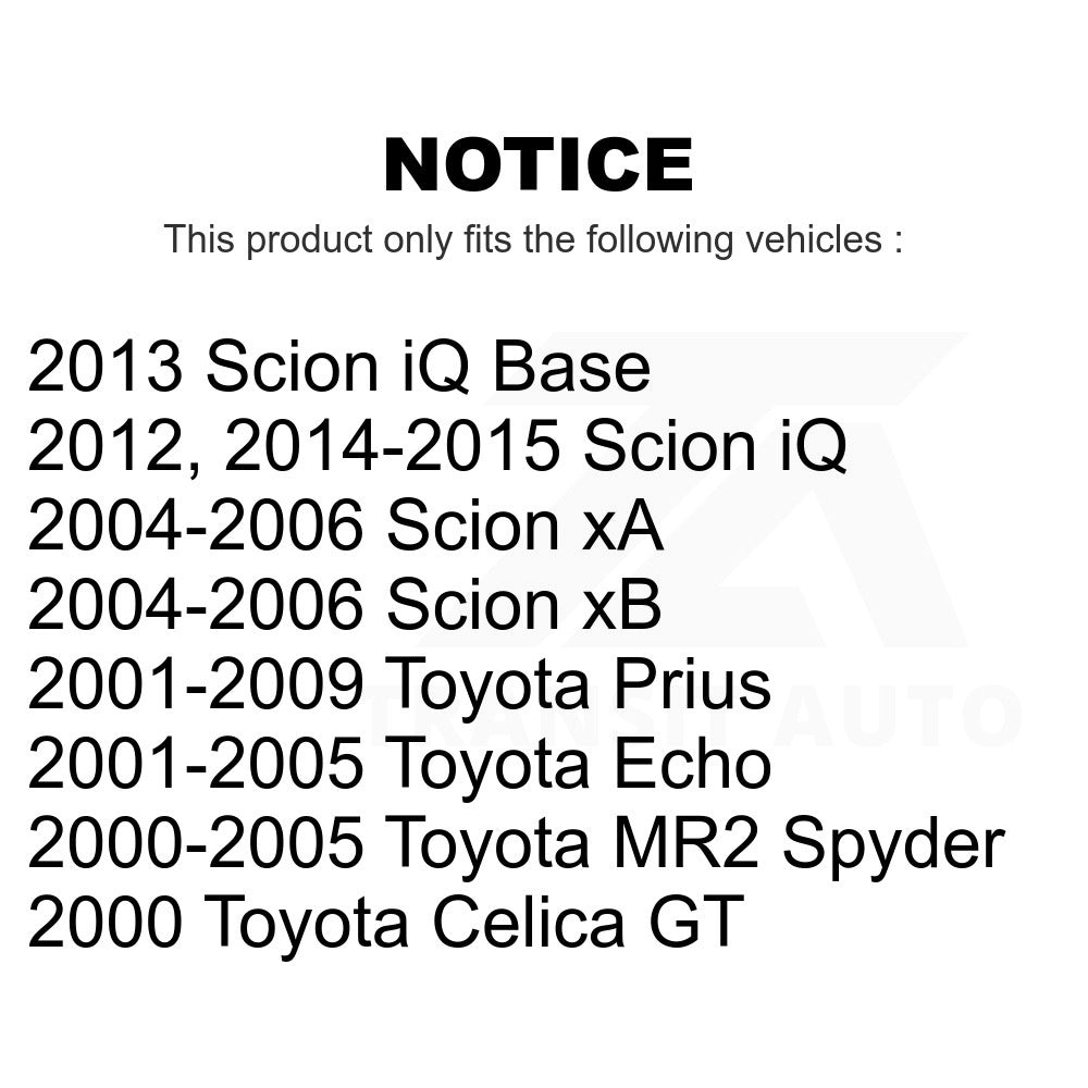 Front Ceramic Disc Brake Pads CMX-D822 For Toyota Prius Scion xB xA Echo Celica MR2 Spyder iQ