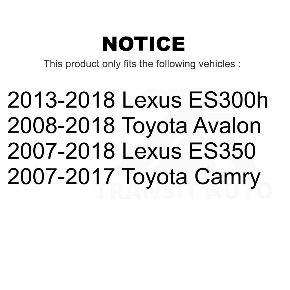 Front Ceramic Disc Brake Pads TEC-1293 For Toyota Camry Lexus ES350 Avalon ES300h