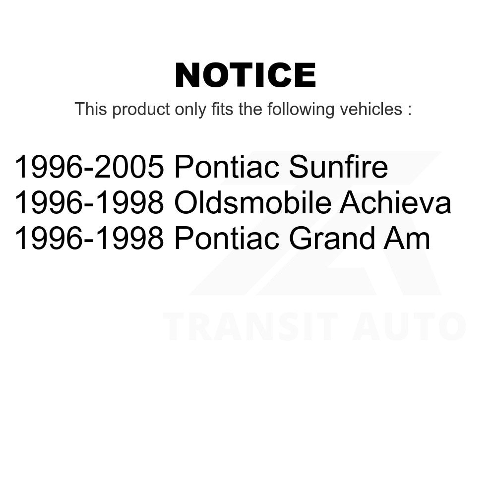Front Ceramic Disc Brake Pads TEC-673 For Pontiac Sunfire Grand Am Oldsmobile Achieva