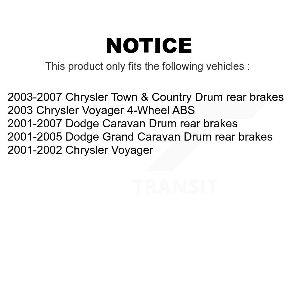 Front Coated Disc Brake Rotors Pair For Dodge Chrysler Town & Country Grand Caravan Voyager KG-100121